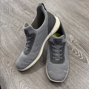 Florsheim Grey Knit Kids Dress Sneakers